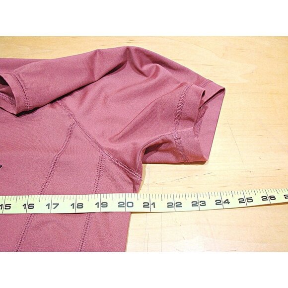 Harley Davidson Women Scoop Neck Rose Colored Shirt Ruched Sz XL Buddy Stubbs Az - Picture 9 of 11
